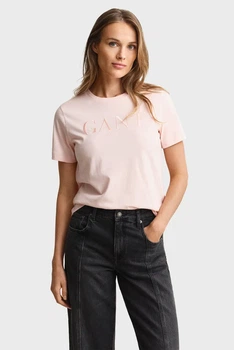 Жіноча пудрова футболка TONAL GRAPHIC Gant M 4200502