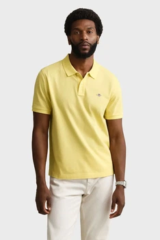 Чоловіче жовте поло REG SHIELD Gant L 2210