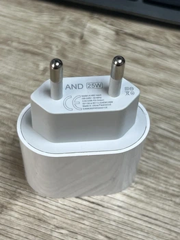 Сетевой адаптер для iPhone от 10, 11, 12, 13 Pro, 13 Pro Max, 14, 15, 25W USB-C быстрая зарядка, Блок IPhone 25 Вт