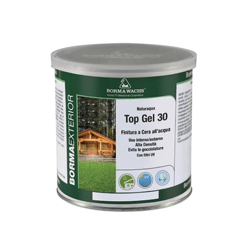 Лак акриловий для зовнішніх робіт Borma Wachs NATURAQUA TOP GEL 10л