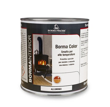 Емаль термостійка Borma Wachs HEAT RESISTANT ENAMEL 3IN1 125 мл Black