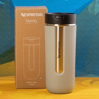 Термокружка Nespresso NOMAD Travel Mug large, large, smokey blue (димчасто-блакитна) 540 мл