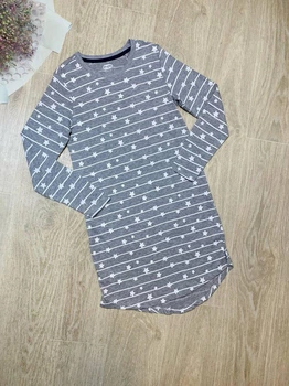Дитяча нічна сорочка для дівчинки Hip&Hopps 134/140 см в смужку з зірками