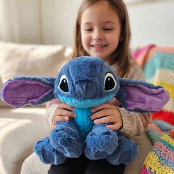 М'яка плюшева іграшка Стіч (Stitch) 30 см синя – плюшева іграшка для дітей, подарунок хлопчику та дівчинці