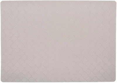Плейсматы Table Harmony из эко-кожи светло-серые 30x45 см, 6 шт
