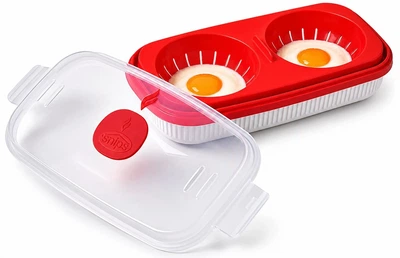 Контейнер для приготування яєчні Snips Egg Poacher 0,75 л пластик червоний
