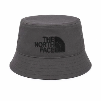 Модная молодежная панама "The north face" Серый