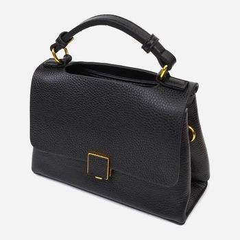 Сумка кросс боди через плечо женская из натуральная кожи Vintage leather-22074 Черная