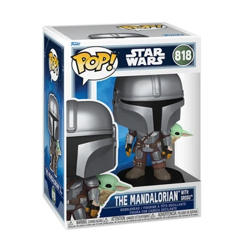 Игровая фигурка Funko POP! Мандалорец с Грогу 9,6 см Винил Чиби