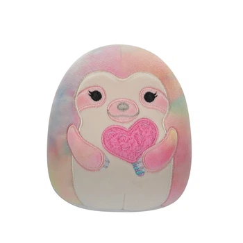 Мягкая игрушка Ленивая Слон Squishmallows 19 см плюш разноцветный