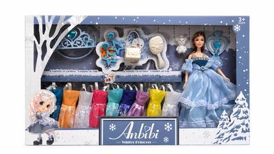 Лялька Anbibi Winter Princess з набором змінного одягу та аксесуарів