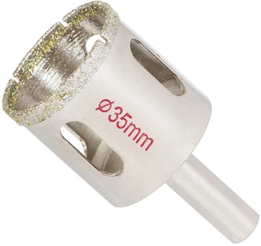 Алмазна коронка для кераміки та скла Sigma 35 мм (1541351)