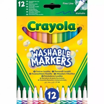 Набор фломастеров тонкая линия Crayola 58-6671, 12 шт