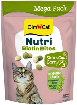 Вітаміни Gimborn GimCat Nutri Biotin Bites для котів для покращення стану шерсті та шкіри 425 г