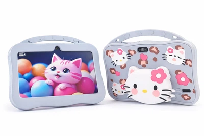 Детский планшет G123 Hello Kitty с Wi-Fi на Android 7 дюймов • Детский Android планшет для игр, обучения, мультфильмов и подарка девочке 57551