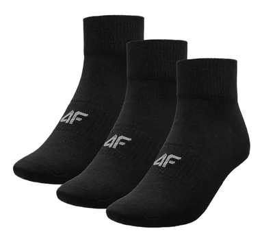 Повседневные носки 3 пары 43-46 хлопок черные 4F LS-0359