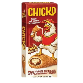 Шоколад CHICKO Crazy Chocolate с кремом и карамелизированным печеньем 50 г
