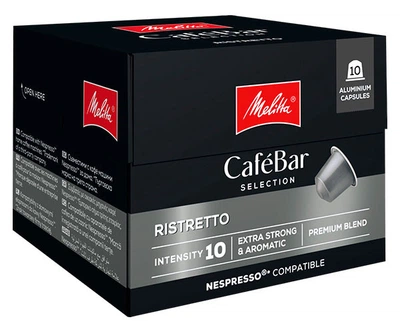 Кофе в капсулах Nespresso Melitta Cafe Bar Ristretto Intense 10 шт