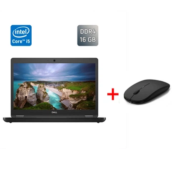 Ультрабук Б-клас Dell Latitude 5490 / 14" (1366x768) TN / Intel Core i5-8350U (4 (8) ядра по 1.7 - 3.6 GHz) / 16 GB DDR4 / 192 GB SSD / Intel UHD Graphics 620 / WebCam / SIM б/в + Подарунок Бездротова миша / USB