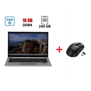 Ультрабук Б-клас HP EliteBook 830 G8 / 13.3" (1920x1080) IPS / Intel Core i5-1145G7 (4 (8) ядра по 2.6 - 4.4 GHz) / 16 GB DDR4 / 240 GB SSD / Intel Iris X Graphics / WebCam б/в + Подарунок Бездротова миша HOCO GM28