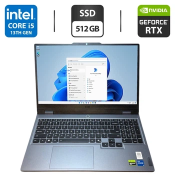 Игровой ноутбук Lenovo LOQ 15IRX10 / 15.6" (1920x1080) IPS / Intel Core i5-13450HX (10 (16) ядер по 2.4 - 4.6 GHz) / 32 GB DDR5 / 512 GB SSD / nVidia GeForce RTX 5050, 8 GB GDDR7, 128-bit / WebCam / Коробка б/у