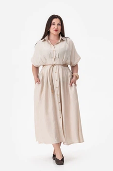 Платье Garne 50(2XL) Бежевый (150122)