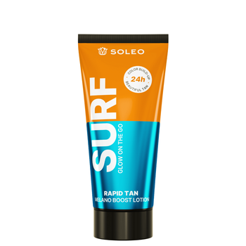 Крем для загара в солярии Soleo SURF ускоритель с экстрактом малины