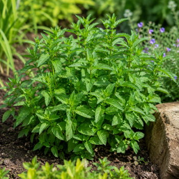 Мята садовая колосистая Mentha spicata, ароматный саженец в контейнере