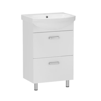 Тумба з умивальником RJ TOFT RJFU026-4155WHSET(RJFU026-4155WH+ L71955000), підлоговий, 55 см