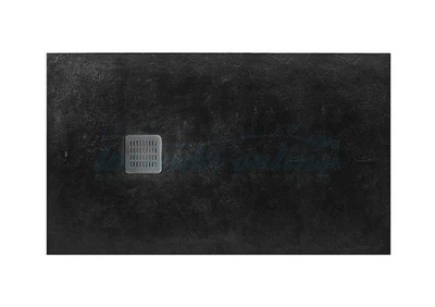 Душовий піддон ROCA TERRAN AP10157838401400, чорний, прямокутна