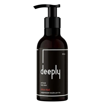 Лосьйон deeply citrus ritual perfumed body lotion для догляду шкіри тіла з цитрусовим ароматом, 300 мл