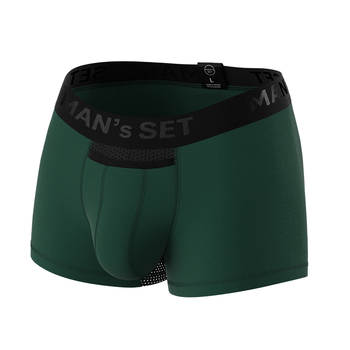 Чоловічі анатомічні боксери MAN’s SET Anatomic Classic Light, Black Series, темно-зелений XXL