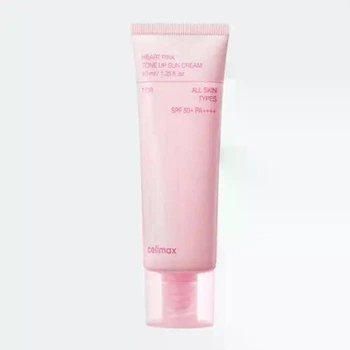 Сонцезахисний крем вирівнюючий тон Celimax Heart Pink Tone Up Sun Cream SPF50+ PA++++ 40 мл (1151)