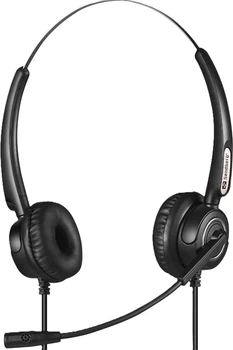 Навушники Sandberg Pro Stereo USB+RJ9/11 Black (5705730126307)