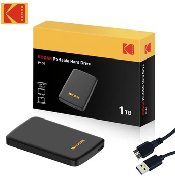 Внешний жесткий диск Kodak P150 1 TB USB 3.0 высокоскоростная передача данных ПК/Windows/Mac/PS4/XBox/Linux