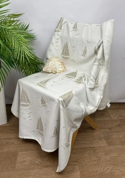 Рушник пляжний пештемаль Pupilla 90х180 Okyanus Bej