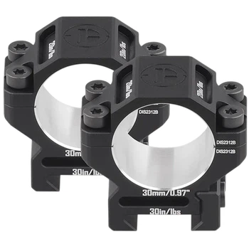 Кольца низкие 30 мм DISCOVERY 7075 Scope Mount Rings 0.97in на Picatinny (M240503)