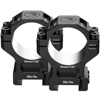 Кольца 34 мм высокие DISCOVERY Scope Mount 1.45in на Picatinny (M240508)