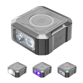 Ліхтар Універсальний SOFIRN SE1 SET (300 Люмен, УФ, RGB, Магніт) сірий