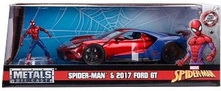 Колекційна машинка Jada Marvel Spiderman 2017 Ford GT з фігуркою Людини-павука 1:24 (5699766) (4006333097898)