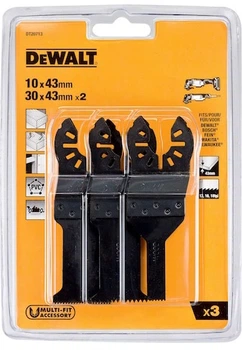 Zestaw brzeszczotów do multinarzędzia DeWalt HCS do drewna 3 szt (DT20713-QZ)