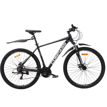 Велосипед CrossBike 29" Compass 2026 Рама 20" black-gray