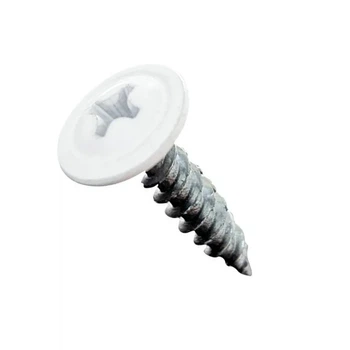 Саморез с прессшайбой Krep Tech 4,2*19 мм RAL9003 100 шт белый