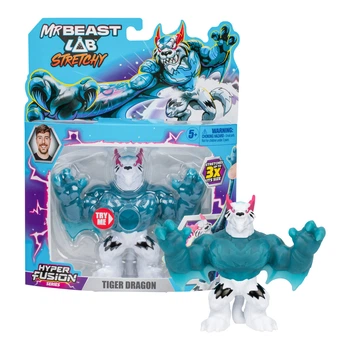 Фігурка, що розтягується Тигр Дракон MrBeast Lab / Mr Beast Lab Stretchy Hero Tiger Dragon