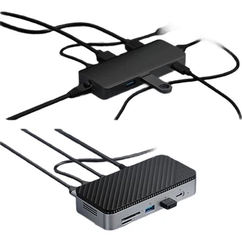 Розширювальна док-станція ORICO для жорсткого диска, порт Type-C - Ethernet M.2 NVMe SSD, портативний корпус для жорсткого диска, високошвидкісний USB 3.2, сумісний з розширювальною док-станцією для MacBook (без жорсткого диска) M2P7