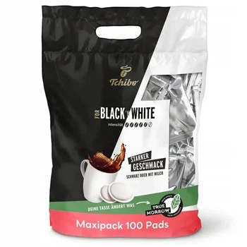 Кофе в чалдах Tchibo Black 'n White 100 порций (Philips Senseo, 62 мм), 740 г