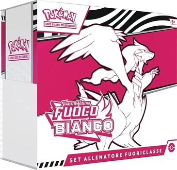 Елітний набір тренера Pokémon TCG: Scarlet & Violet — White Flare Elite Trainer Box (Reshiram) оригінальні колекційні карти покемон