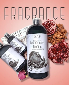 Бессульфатный Универсальный шампунь ароматерапия BES Fragrance Гранат и миндаль