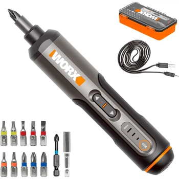 Викрутка акумуляторна Worx WX240 з насадками в кейсі