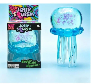 Игрушка антистресс"Медуза" NeeDoh elly Squish Glow 10см